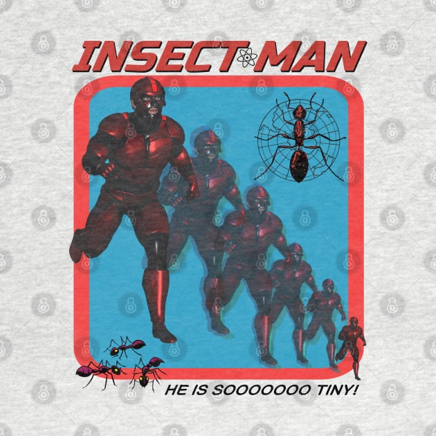 INSECT MAN Retro Off Brand Knock Off Parody Boot Super Hero by blueversion